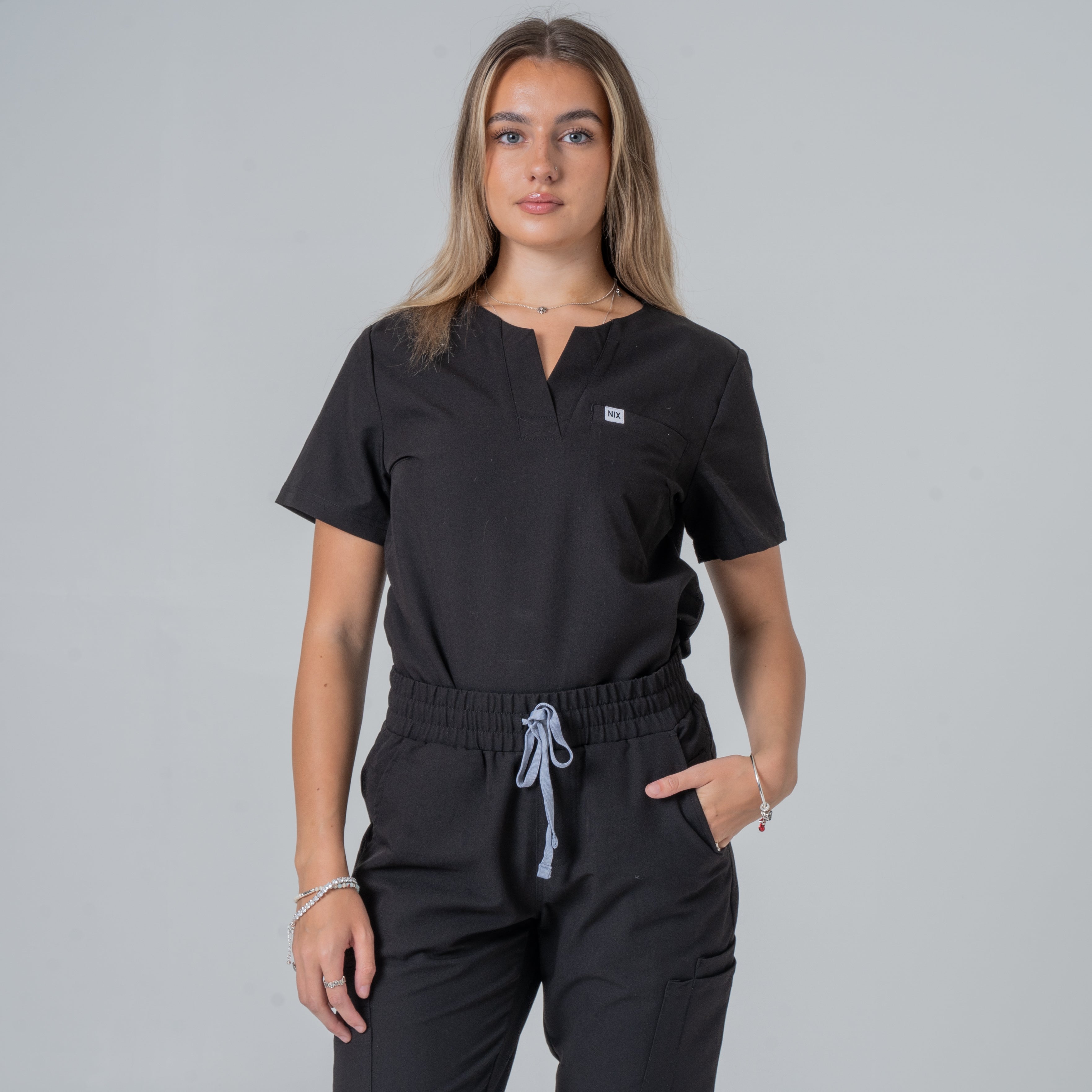 Onyx Scrub Top