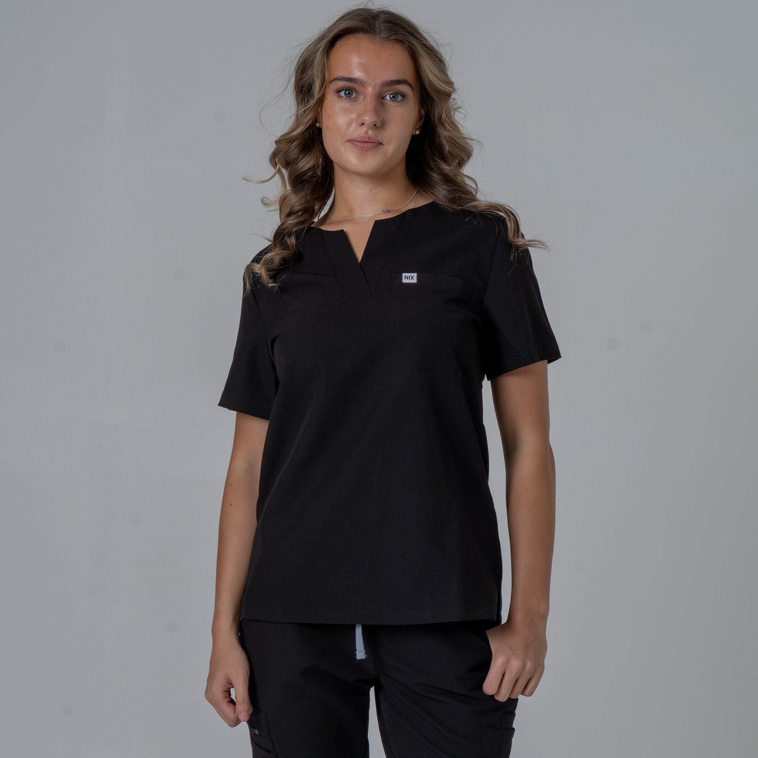 Onyx Scrub Top