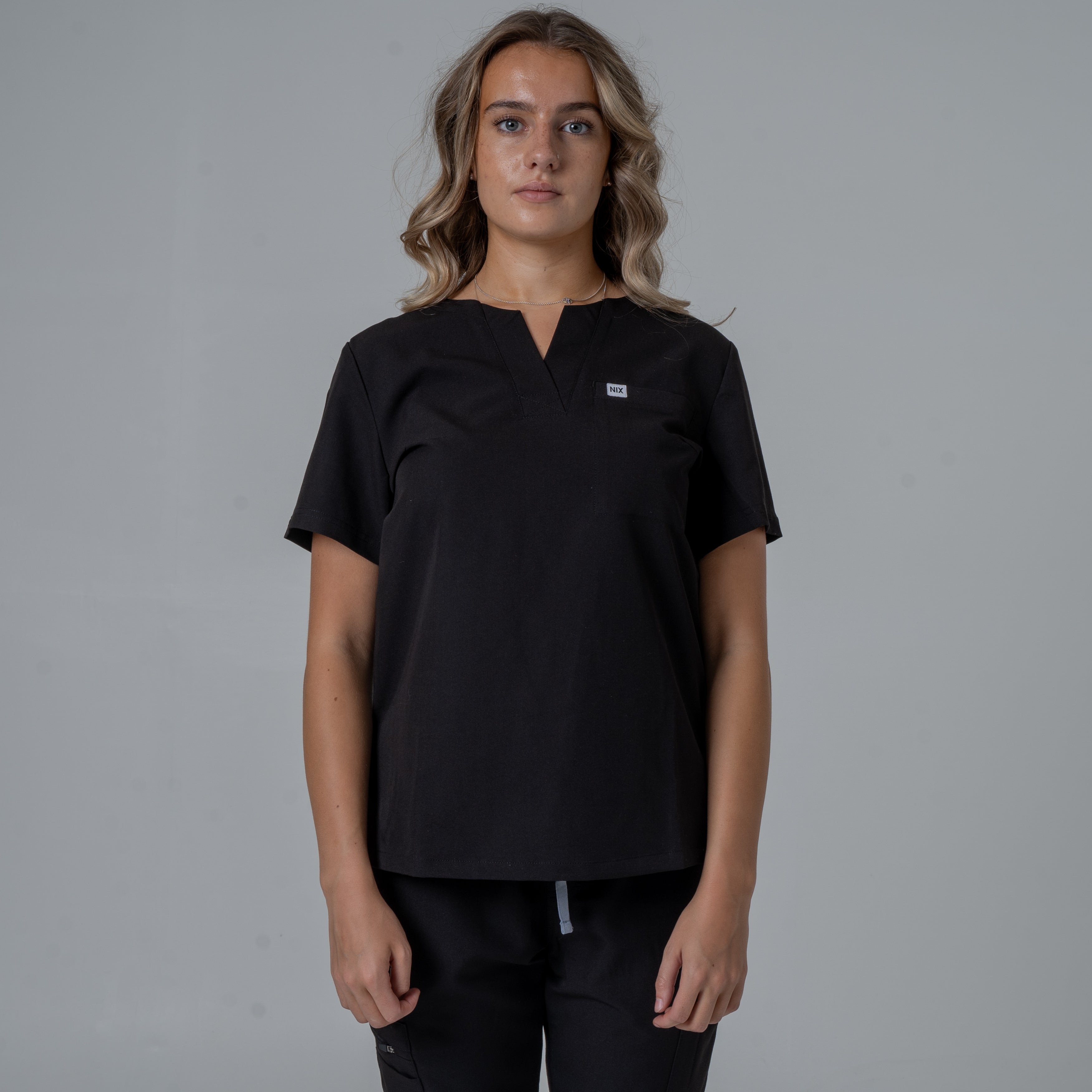 Onyx Scrub Top