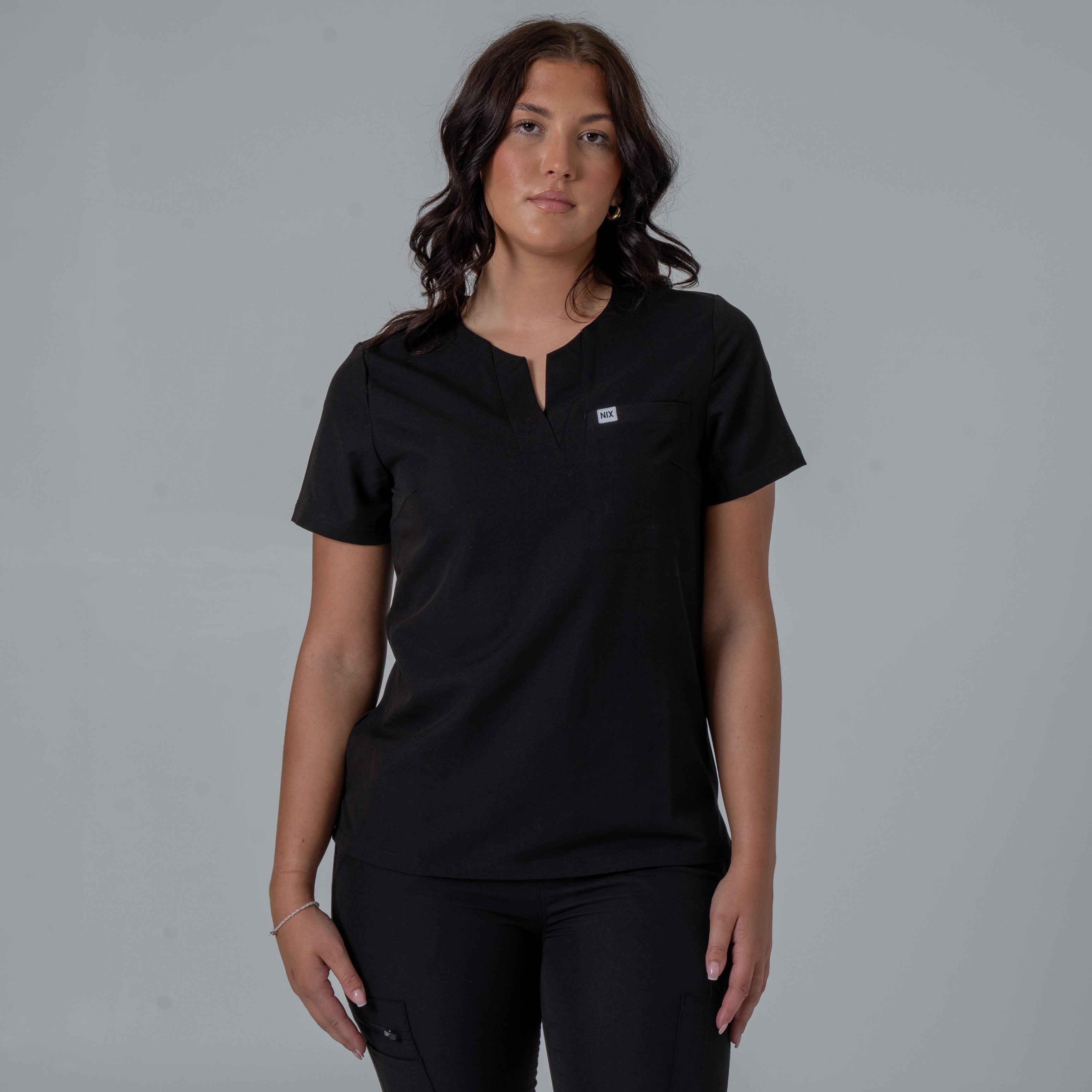 Onyx Scrub Top