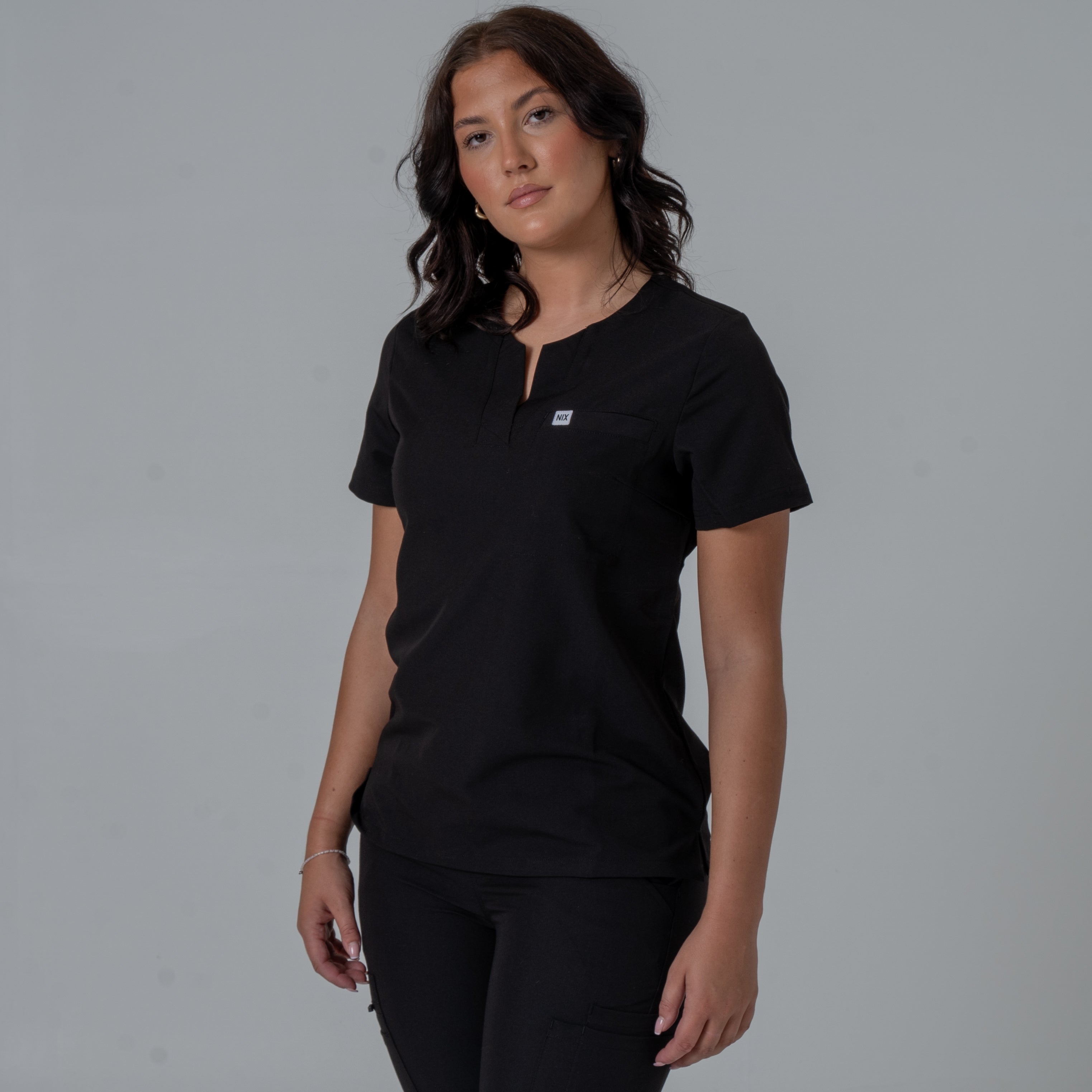 Onyx Scrub Top