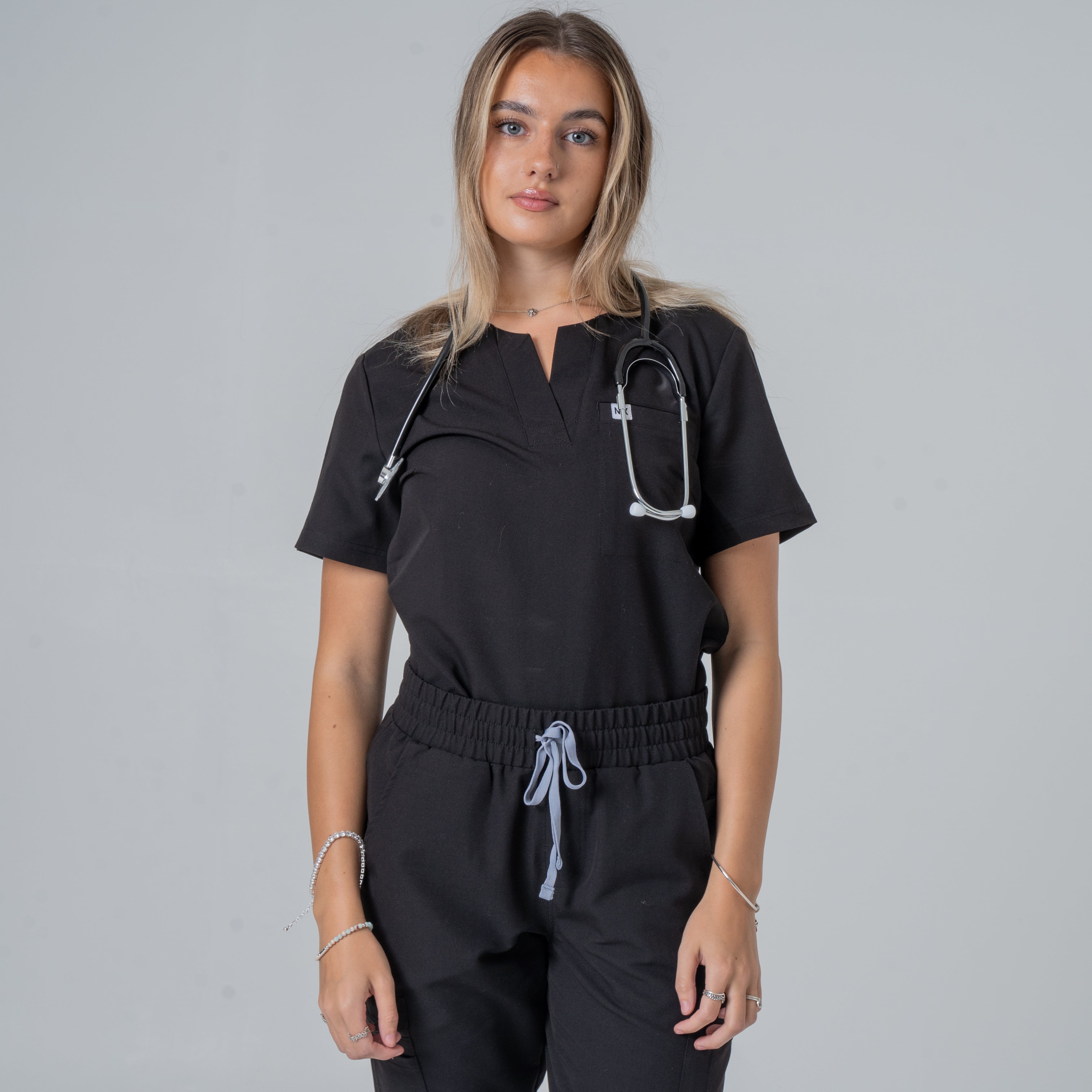 Onyx Scrub Top